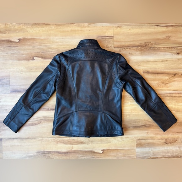 Quince 100% Leather Stand-Collar Jacket - Picture 7 of 8